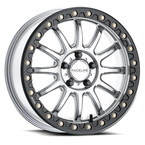 Raceline Alpha Bdlk 17X7 5/4.5 (+25MM) Silver/blk