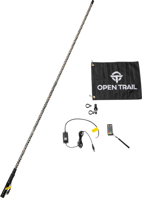 Open Trail 6 Foot Rgb LED Whip Flag