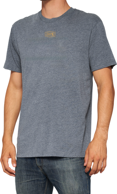 100-PERCENT Tronix Ss Tee Charcoal Heather XL