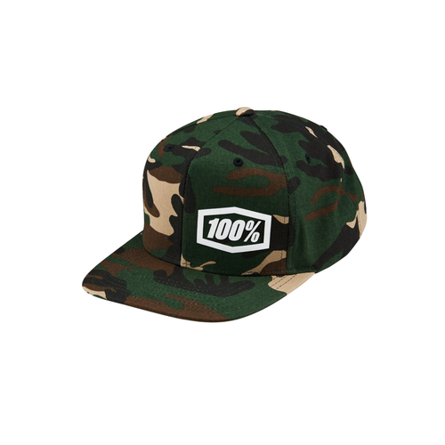100-PERCENT Machine Snapback Cap Camo
