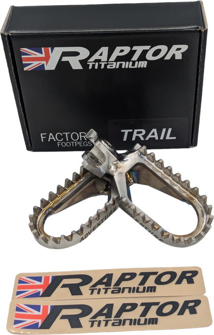 Raptor Titanium Foot Pegs Adv Pr Hon