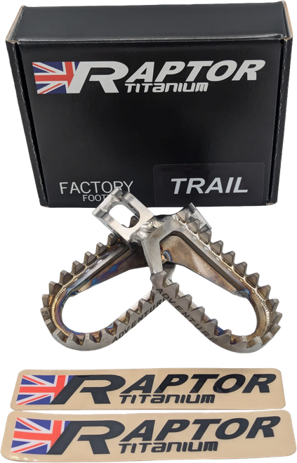 Raptor Titanium Foot Pegs Adv Pr Tri