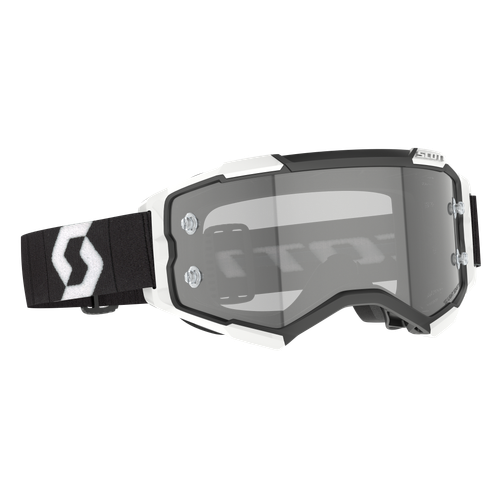 Scott Fury Ls Goggle Blk/Wht Ls Grey Wrk