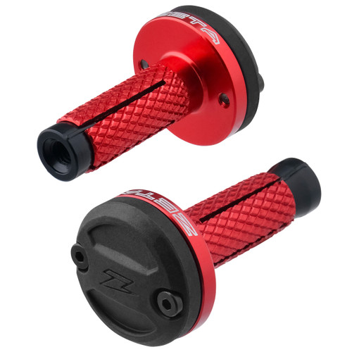 Zeta Hybrid Bar End Plug Red