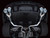 AWE 2024 Ford Mustang Dark Horse S650 RWD Track Edition Catback Exhaust w/ Quad Chrome Silver Tips - 3020-42375 Photo - Mounted