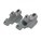 Helibars Handlebar Risers Silver BMW - HR05102