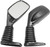 SP1 Rear View Mirror- Left Universal Black