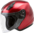 Gmax OF-17 Open-face Helmet Candy Red SM