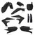 Acerbis Full Plastic Kit Black - 2736350001