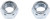 Bolt Hex Fuji-lock Nut 8X1.25MM 10/PK