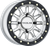 Raceline Alpha Hyper Wheel 4/137 Hyper Silver/blk 15X7 (+10MM)