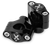 Burly Brand Hawk Risers Set - Black