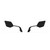 Rizoma Stealth Max Supersport Mirrors Pair Black BMW - BSS210B