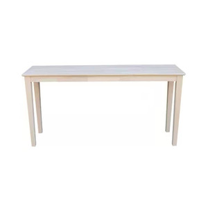 Unfinished Solid Wood 5-ft. Farmhouse Console Sofa Table Q280-STURCWC142083251