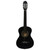 8 Piece Classical Guitar Beginner Set Black 1/2 34" A949-70127