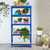 Heavy Duty 60 inch Adjustable 5-Shelf Metal Storage Rack in Navy Blue Q280-BTAAB6088