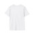 Back detail: 5 Star Pets centered vintage rescue dog crest t-shirt in white.