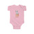 5 Star Pets Fur Littles  "D is for Dalmatian" Block Letter Infant Onesie