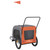 5 Star Pets Pet Bike Trailer Orange and Gray Oxford Fabric and Iron