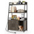 5 Star Pets Cat Litter Box Enclosure with Storage Shelves and Scratching Pad