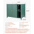 A series of views showcasing the dark green and gold cat litter box enclosure, highlighting the built-in power outlet, storage drawer, adjustable interior divider, and dimensions.