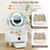 5 Star Pets smart cat litter box features showing hands-free cleaning, automatic sensors, and simple setup.