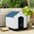 Plastic Waterproof Ventilate Pet Puppy House - Color: Blue - Size: M D681-PS7065-M