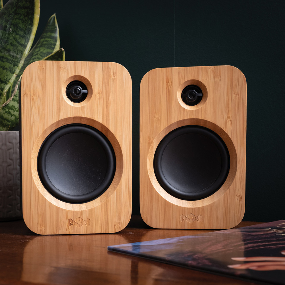 House of Marley Signature Book Shelf Speakers - Black, 2 pk - Fred Meyer