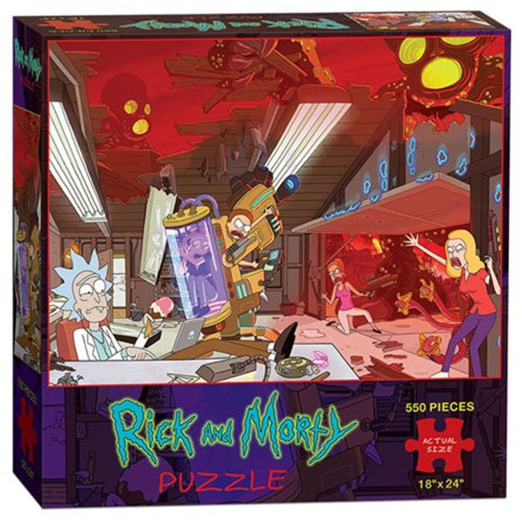 Rick and Morty 550-Piece Puzzle