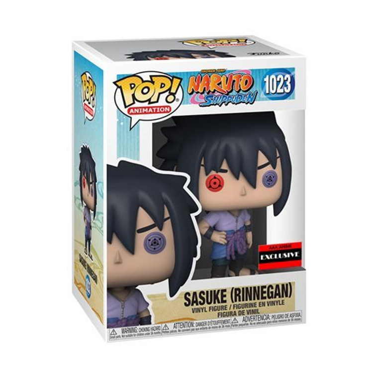 Naruto Sasuke Uchiha Rinnegan Funko Pop AAA Anime Exclusive