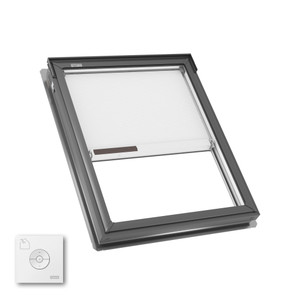 VELUX FS M04 Fixed Deck Mount Skylight with Laminated LowE3 Glass and Solar Room Darkening Shade VELUX FS M04 Fixed Deck Mount Skylight with Laminated LowE3 Glass and Solar Room Darkening Shade