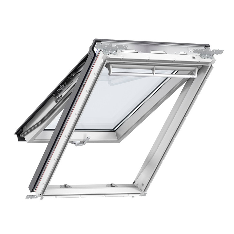 GPU MK04 Top Hinged Roof Window showing the top hinged design, ideal for creating natural light and airflow in sloped ceiling spaces.