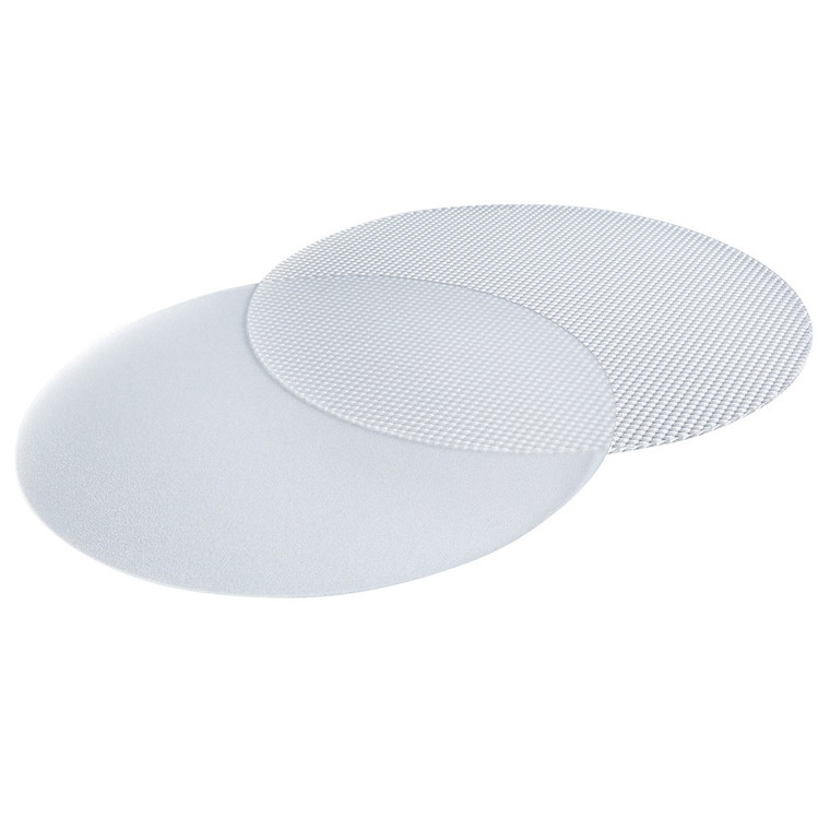This image displays the insulation discs included in the Residential Energy Kit for Sun Tunnel Skylights. These discs are designed to minimize heat transfer and improve the energy efficiency of your sun tunnel system.