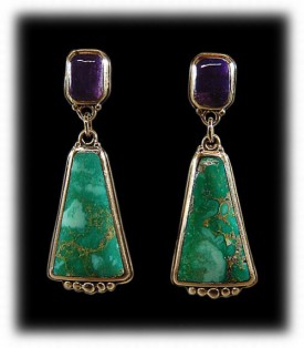 Silver Turquoise Jewelry Earrings