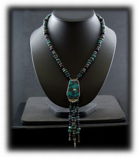 Silver Turquoise Fashion Necklace