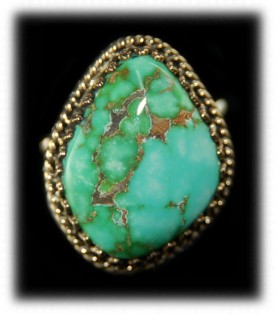 Carico Lake Turquoise Ring by John Hartman