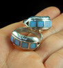 Fire Opal Inlay Swiss Ring                                                                                      Fire Opal Inlay Swiss Ring