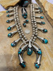 Bisbee Turquoise Squash Blossom  Set