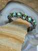 Navajo Row Bracelet by Jeffery Chee Turquoise