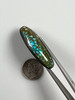 Spiderweb, polychrome turquoise Mountain  Turquoise cabochon Spiderweb, polychrome turquoise Mountain  Turquoise cabochon