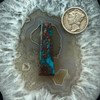 Rich deep blue elongated Bisbee Turquoise cabochon Rich deep blue elongated Bisbee Turquoise cabochon