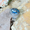 Bisbee Turquoise Round Stone Ring