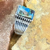 Bisbee with Quartz Turquoise Men’s Ring Bisbee with Quartz Turquoise Men’s Ring