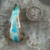 Large Crystal Bisbee Turquoise Cabochon - 545