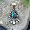 Smokey Bisbee Turquoise Pendant by Derrick Gordon