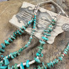 Old Santo Domingo Turquoise Chunk Necklace