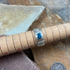 Steve Yellowhorse Bisbee Turquoise band ring