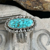 Turquoise Mountain silver ring