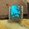 Smokey Web Bisbee Turquoise Men’s Ring