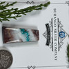 Crystal Bisbee Turquoise squared Triangle cab 